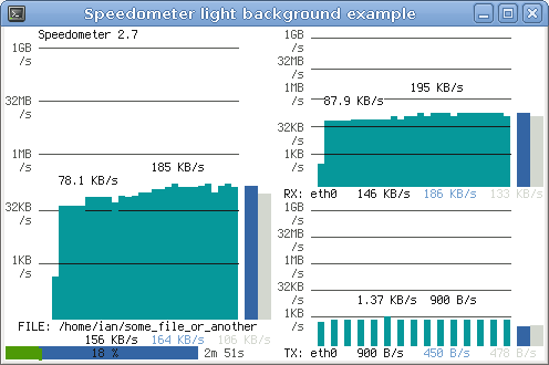 16 color mode with light background screenshot with light background
